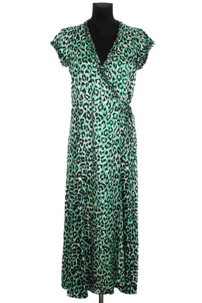 Robe Gerard Darel Vert en Synthétique, taille M - Seconde Main