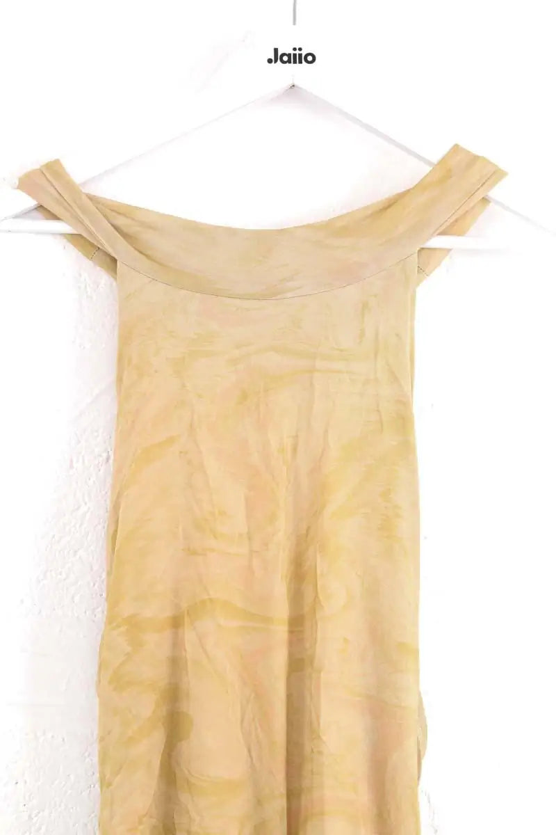 Robe Gestuz Beige en Synthétique