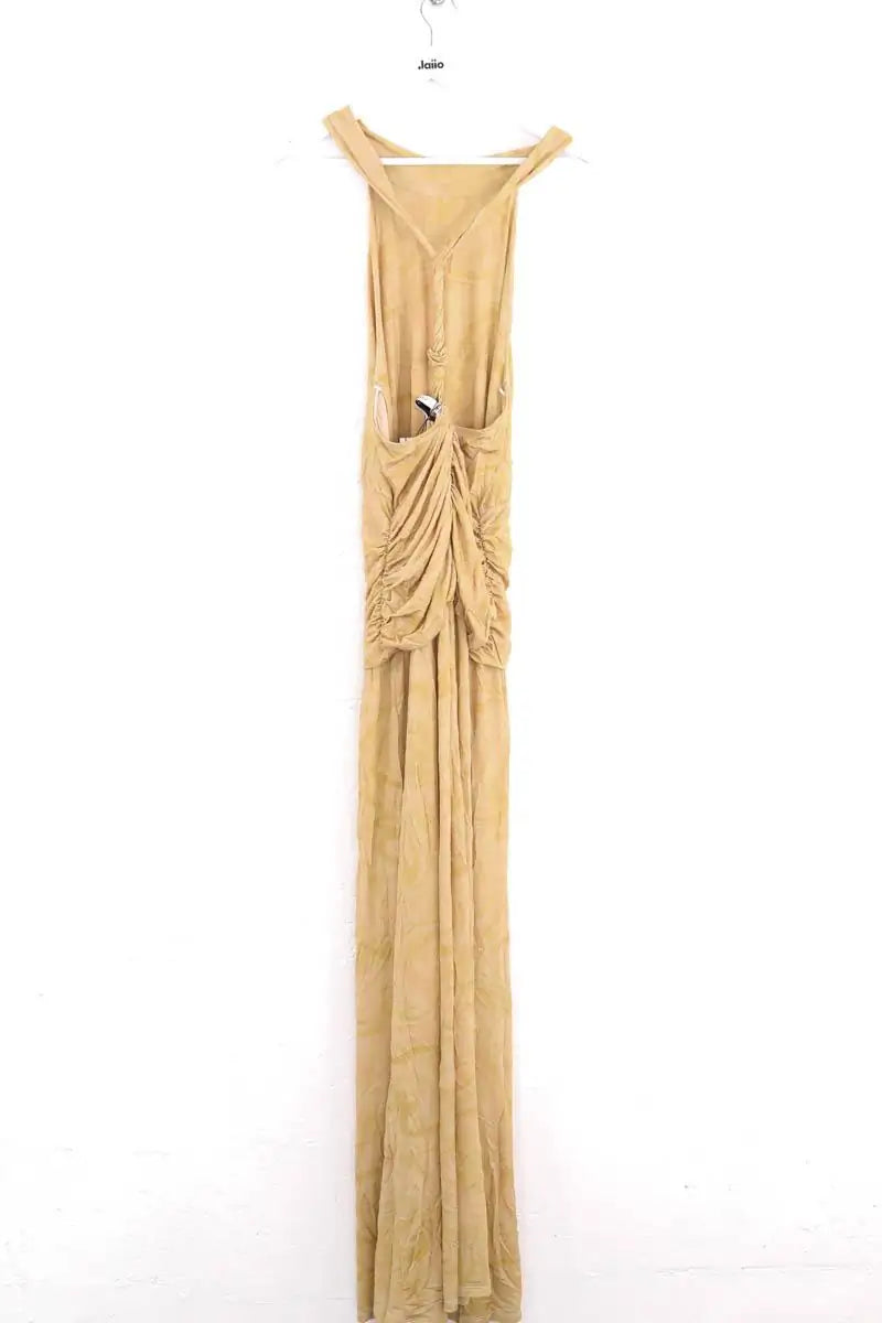 Robe Gestuz Beige en Synthétique