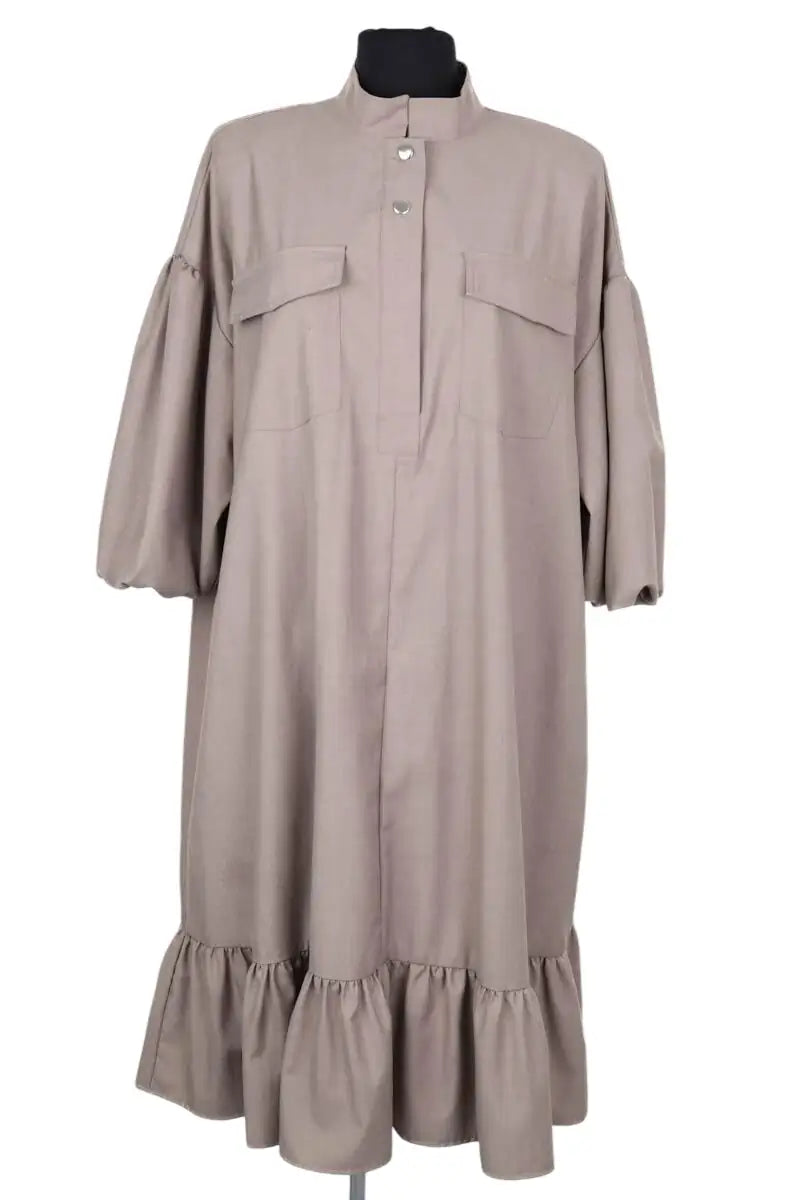 Robe Gestuz Kaki en Synthétique, taille S - Seconde Main