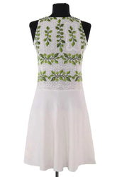 Robe Giambattista Valli Blanc en Soie, taille S - Seconde Main