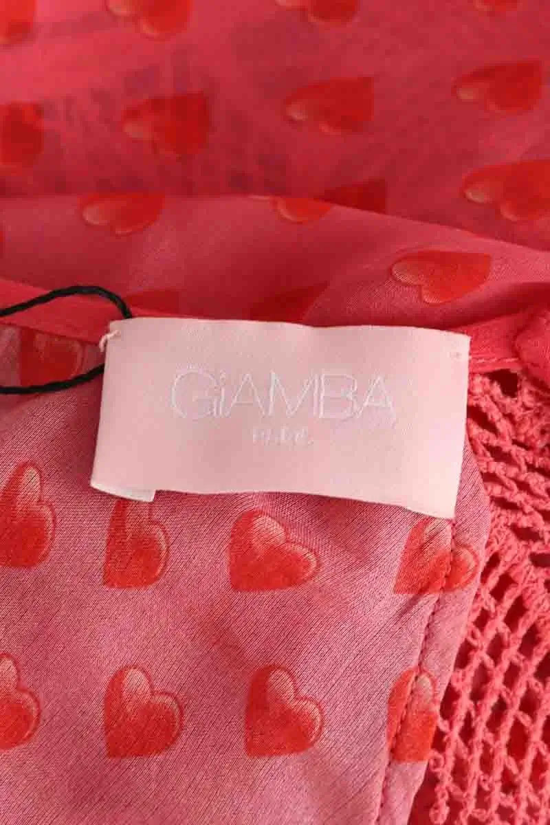 Robe Giambattista Valli Rose en Soie