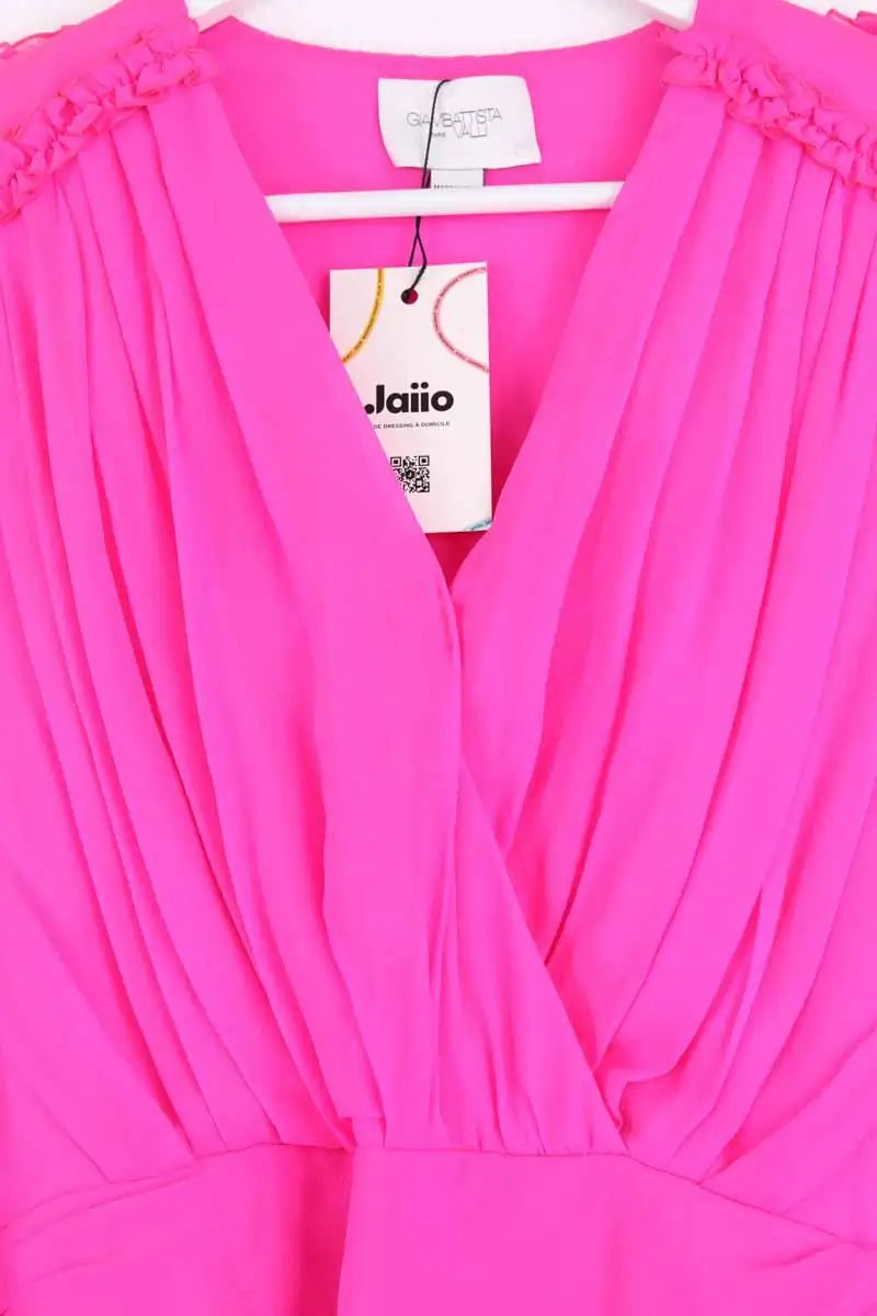 Robe Giambattista Valli Rose en Soie