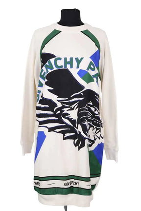 Robe Givenchy Ecru en Coton, taille S - Seconde Main