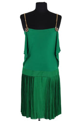 Robe Gucci Vert en Viscose, taille XS - Seconde Main