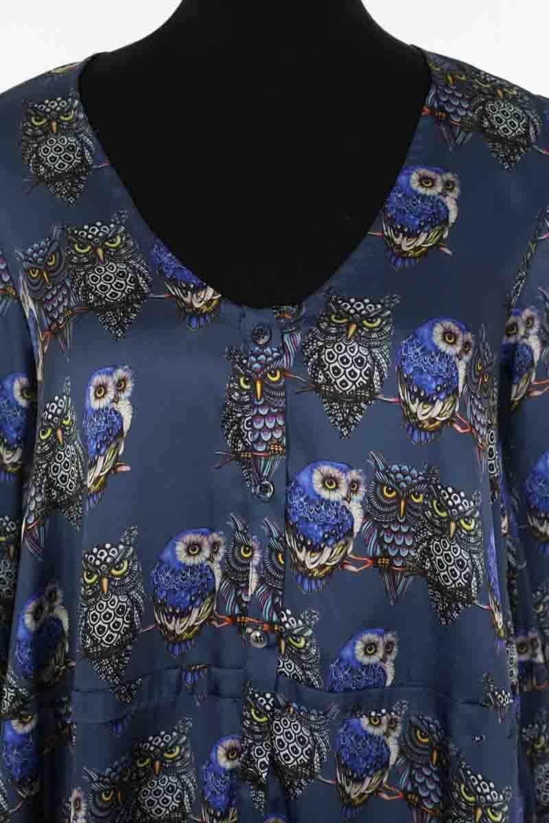 Robe Heimstone Bleu en Polyester