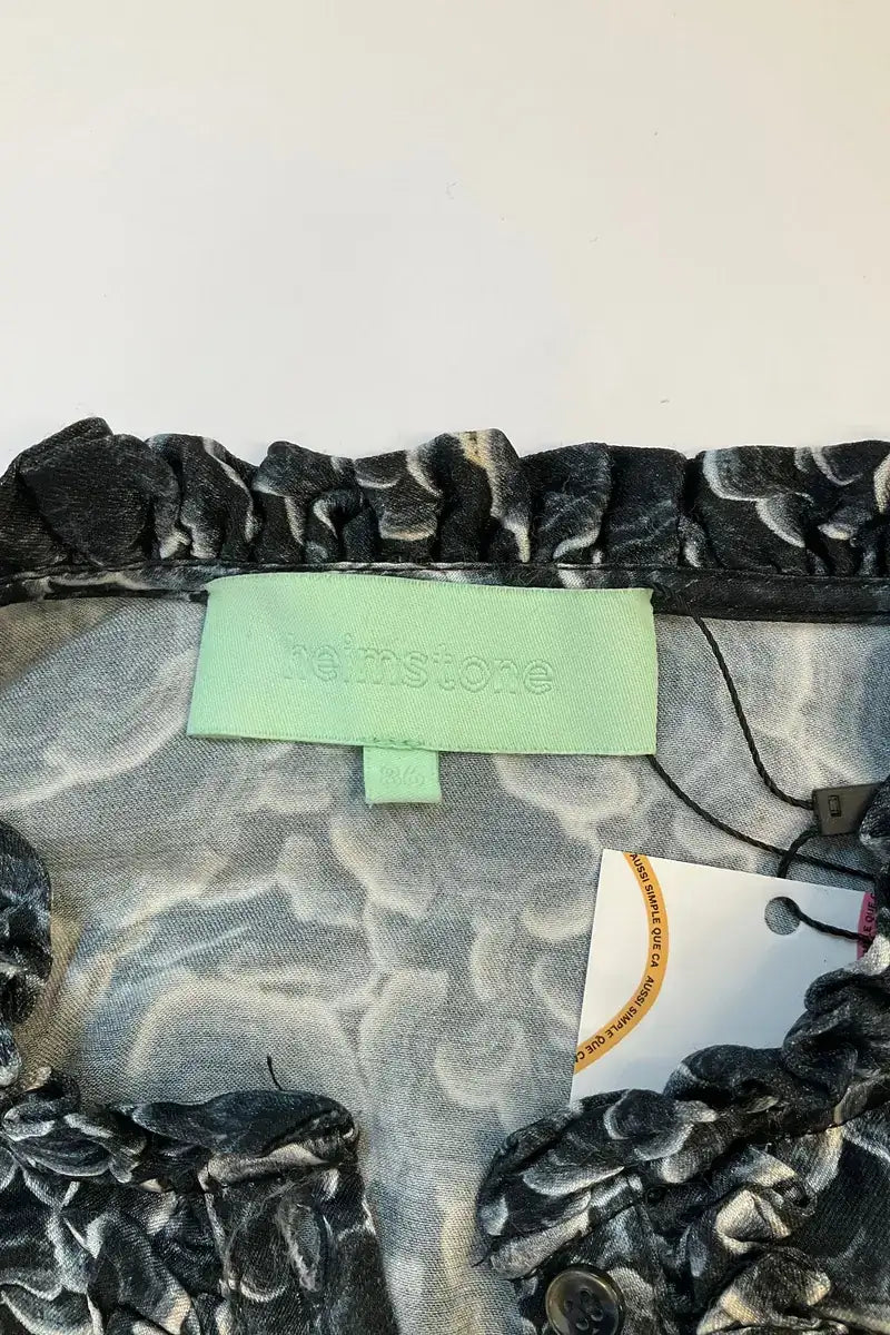 Robe Heimstone Noir en Coton - élasthanne