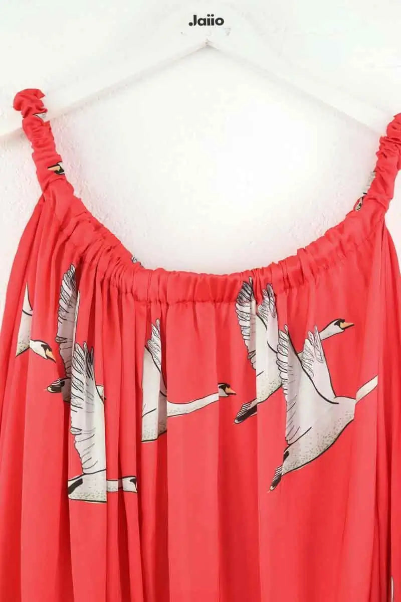 Robe Heimstone Rouge en Polyester