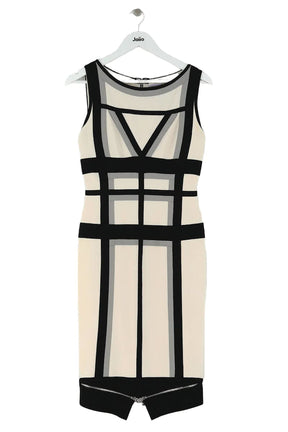 Robe Herve Leger Beige en Polyester, taille M - Seconde Main