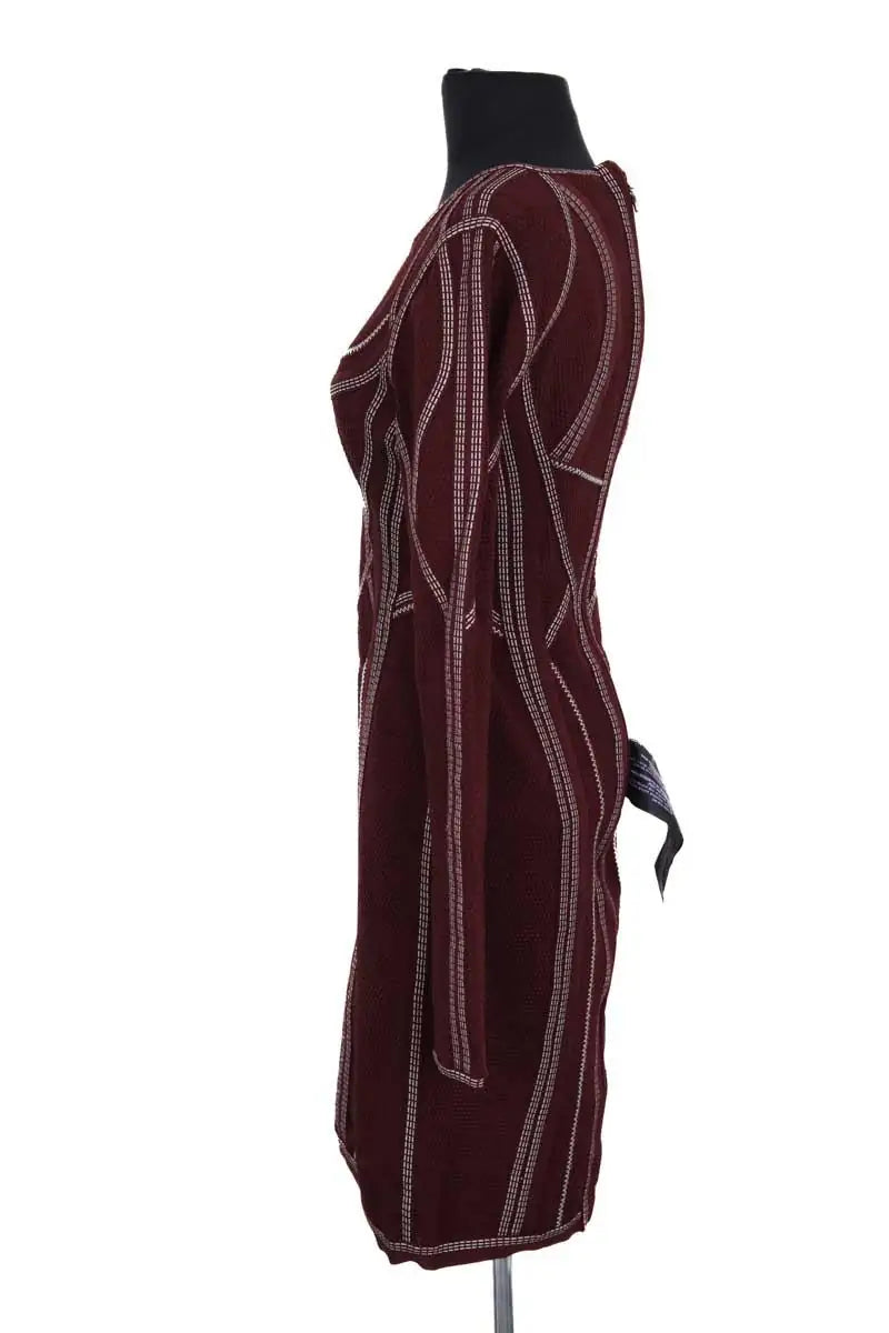 Robe Herve Leger Bordeaux en Synthétique