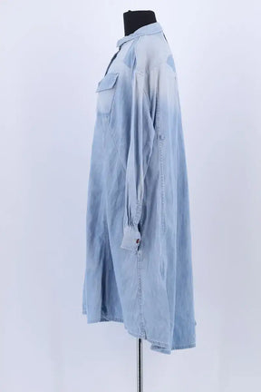 Robe HIGH Bleu en Coton