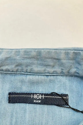 Robe HIGH Bleu en Coton