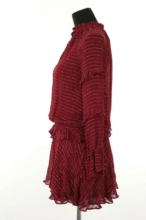Robe Hoss Intropia Bordeaux en Viscose