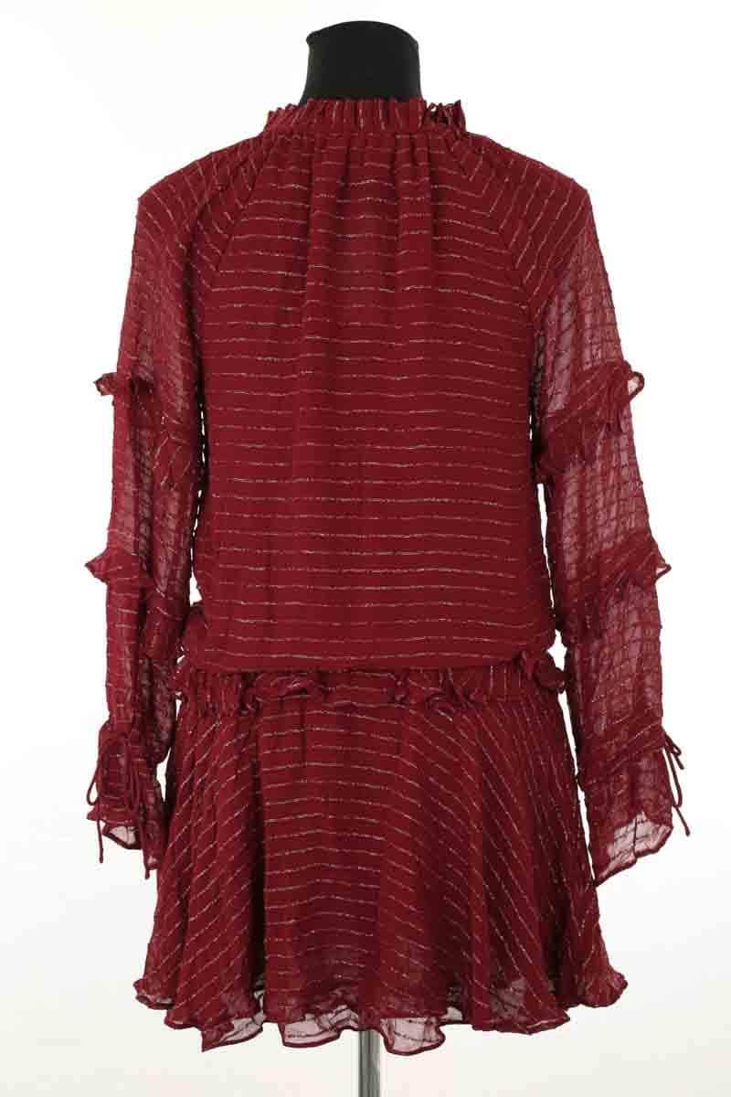 Robe Hoss Intropia Bordeaux en Viscose
