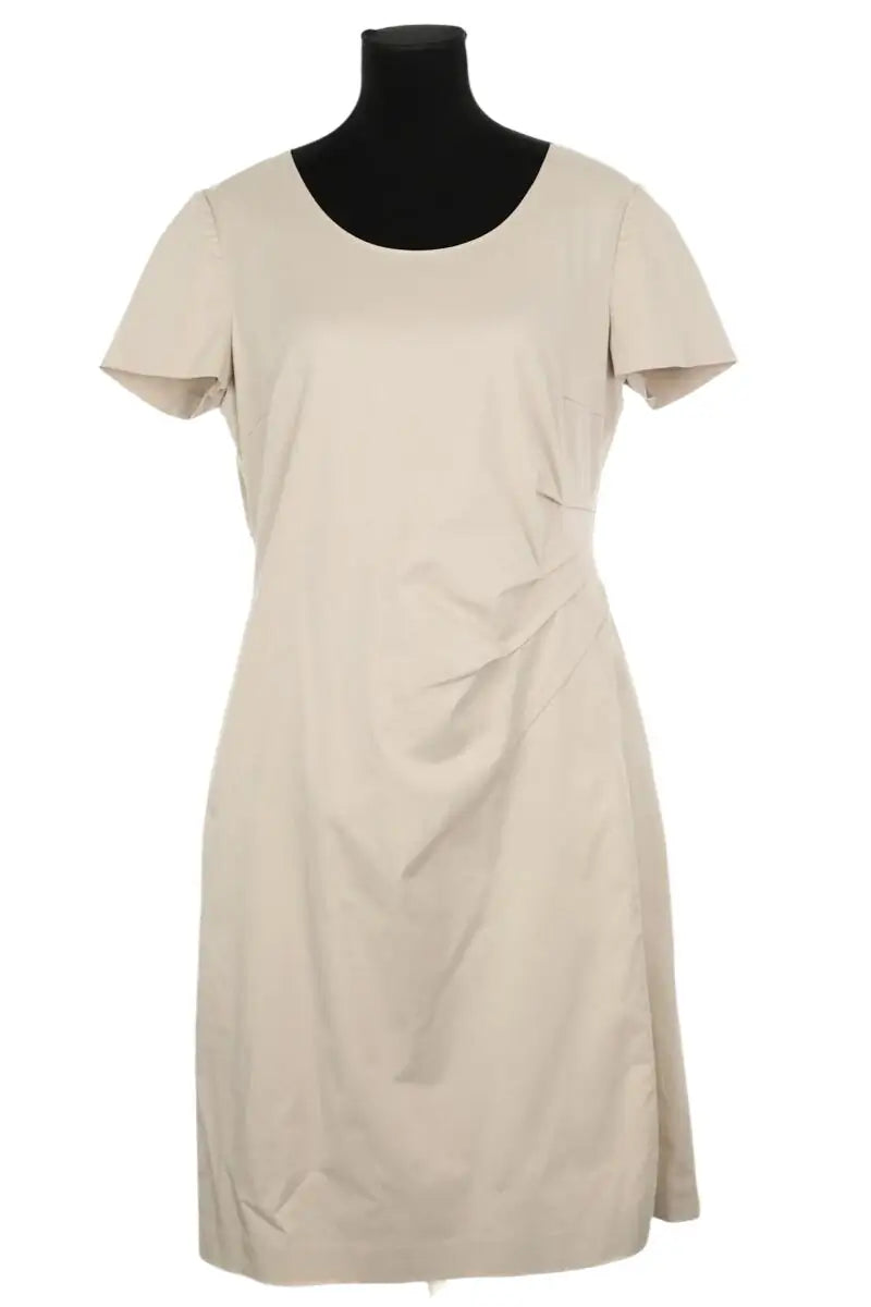 Robe Hugo Boss Beige en Viscose, taille XL - Seconde Main