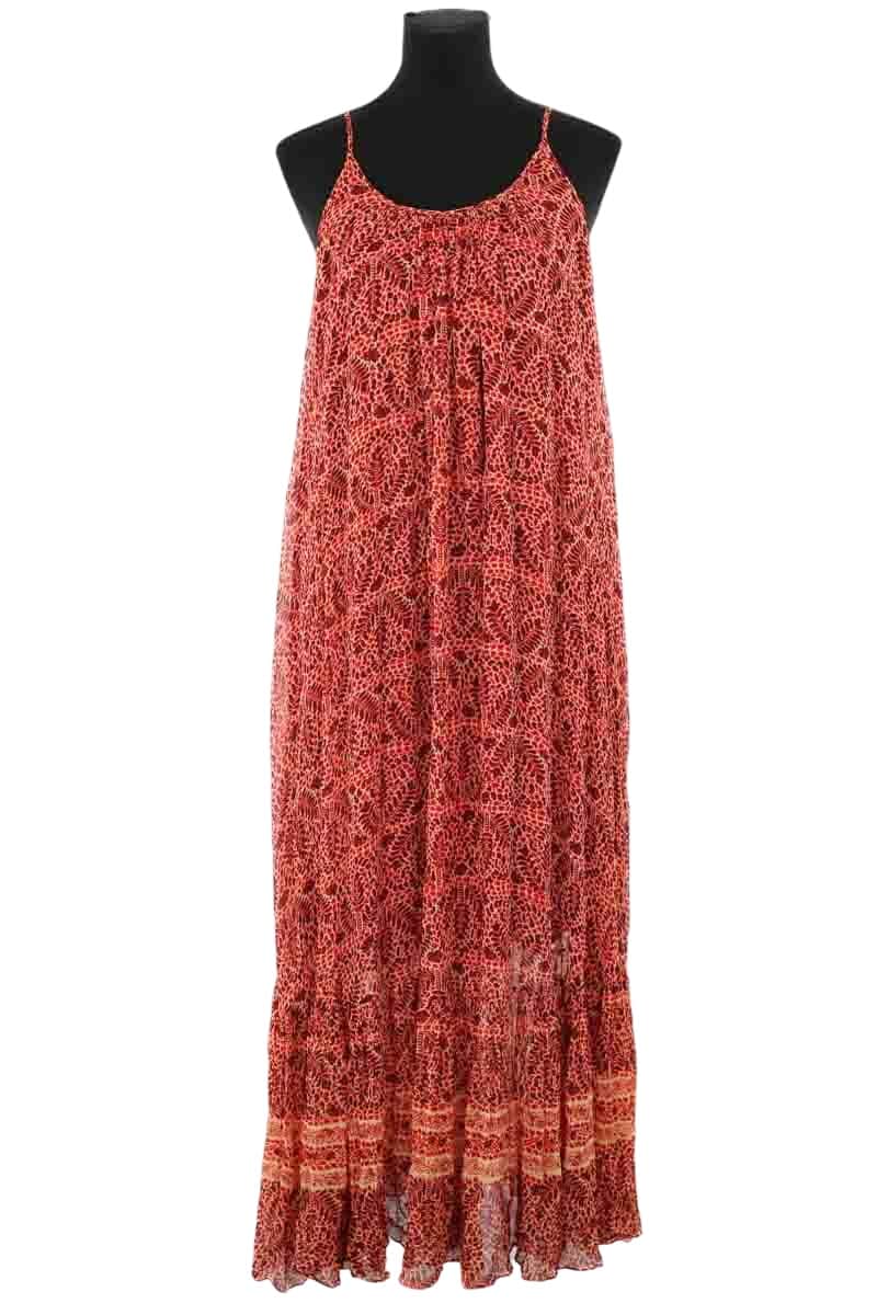 Robe Idano Timeo robe brique Rouge en Viscose, taille M - Seconde Main