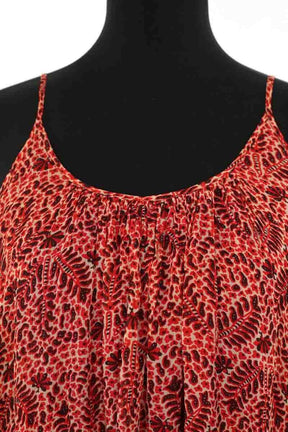 Robe Idano Timeo robe brique Rouge en Viscose