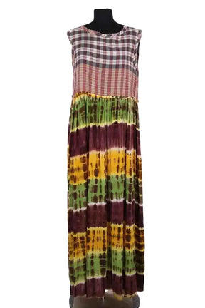 Robe IKKIM'O Multicolore en Coton, taille M - Seconde Main