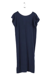 Robe INDRESS Marine en Soie, taille S - Seconde Main