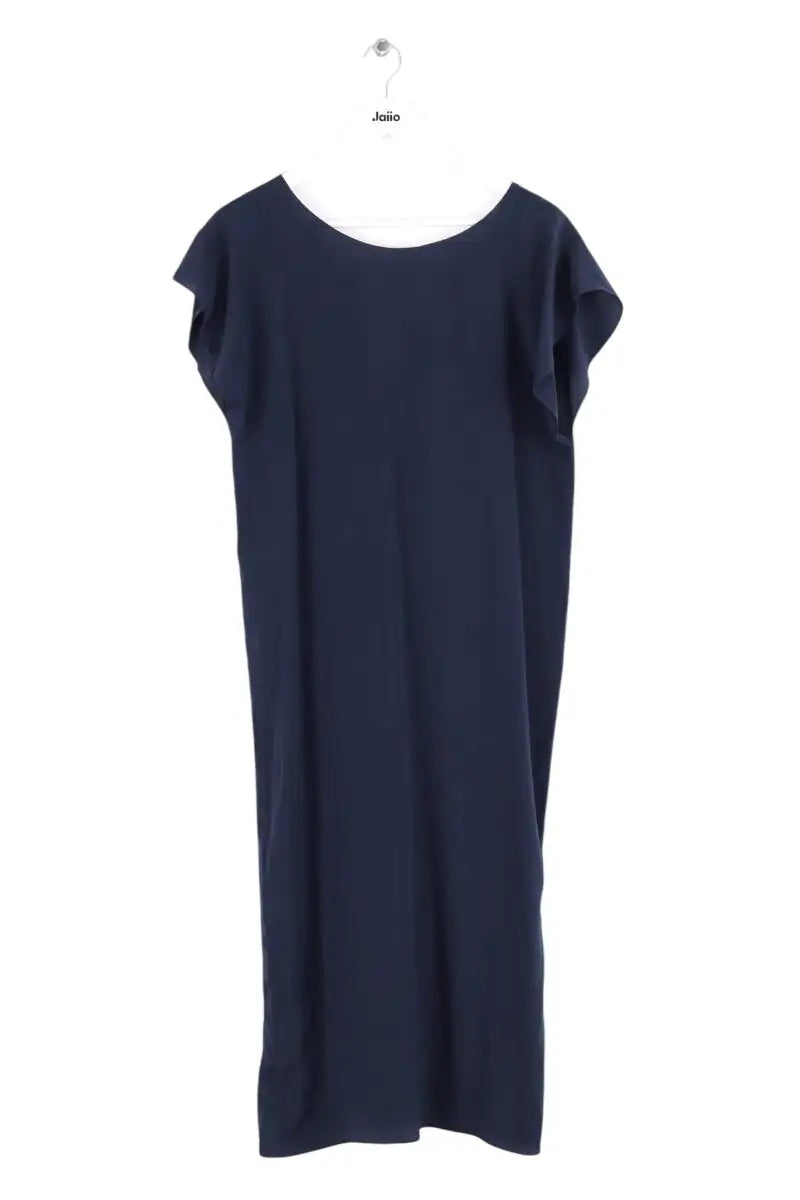 Robe INDRESS Marine en Soie, taille S - Seconde Main