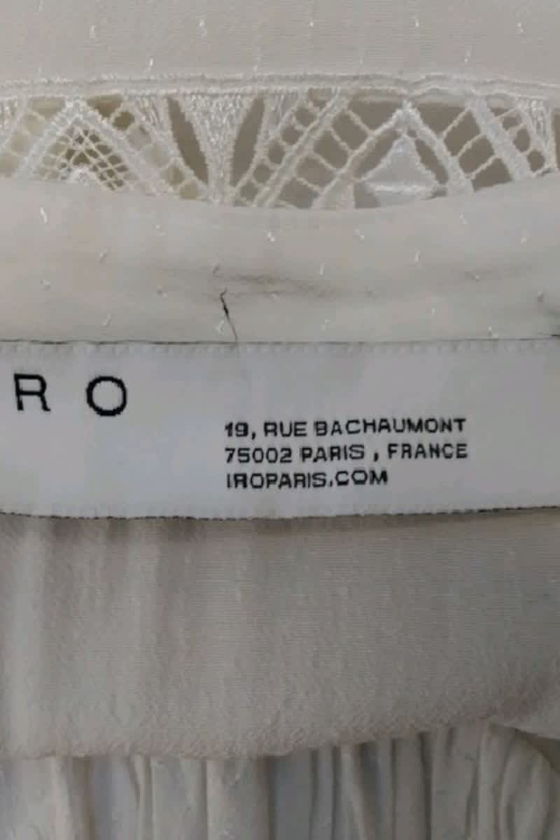 Robe Iro Blanc en Viscose