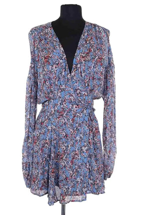 Robe Iro Bleu en Synthétique, taille M - Seconde Main