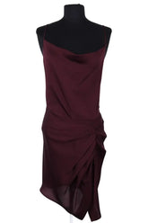 Robe Iro Bordeaux en Synthétique, taille S - Seconde Main