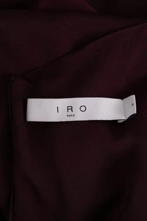 Robe Iro Bordeaux en Synthétique