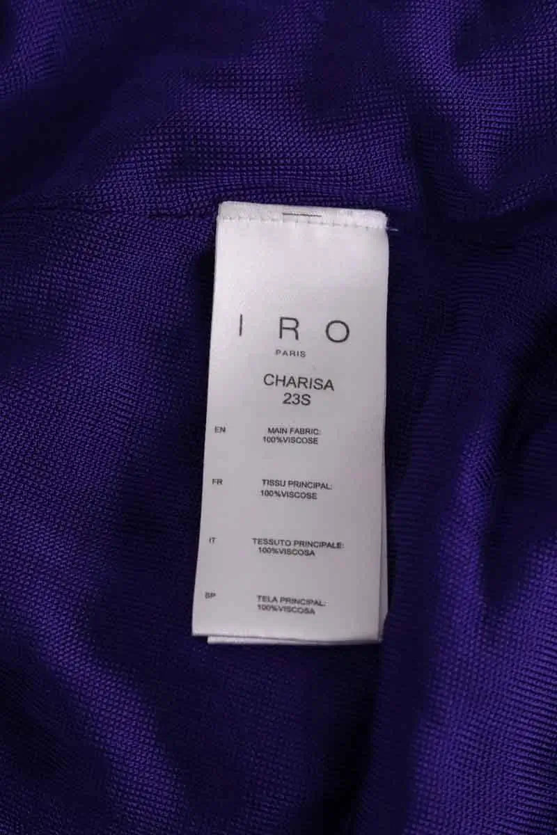Robe Iro Charisa Violet en Viscose