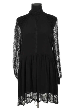 Robe Iro Deorro Noir en Viscose, taille S - Seconde Main