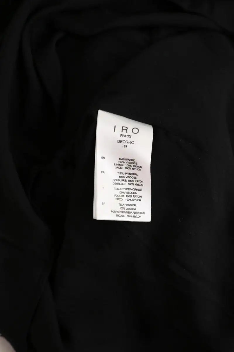 Robe Iro Deorro Noir en Viscose