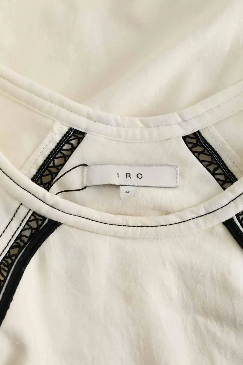 Robe Iro Mary Blanc en Synthétique