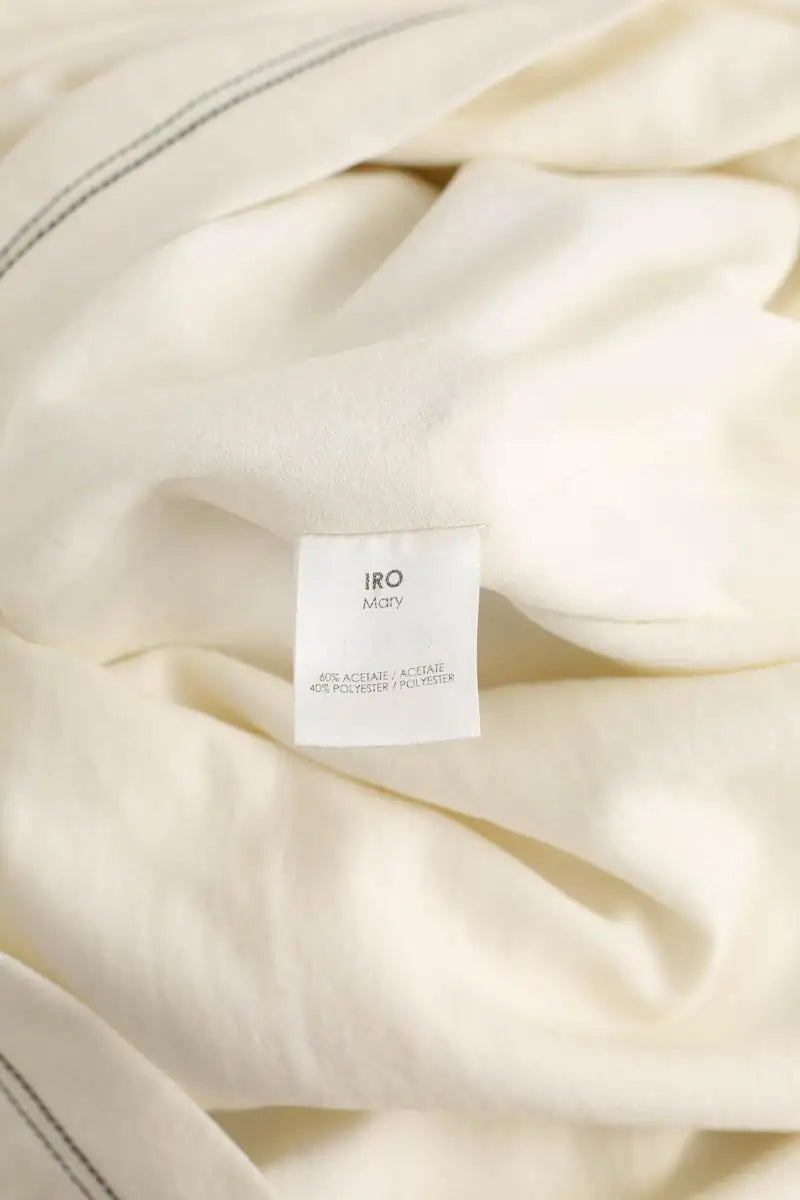 Robe Iro Mary Blanc en Synthétique
