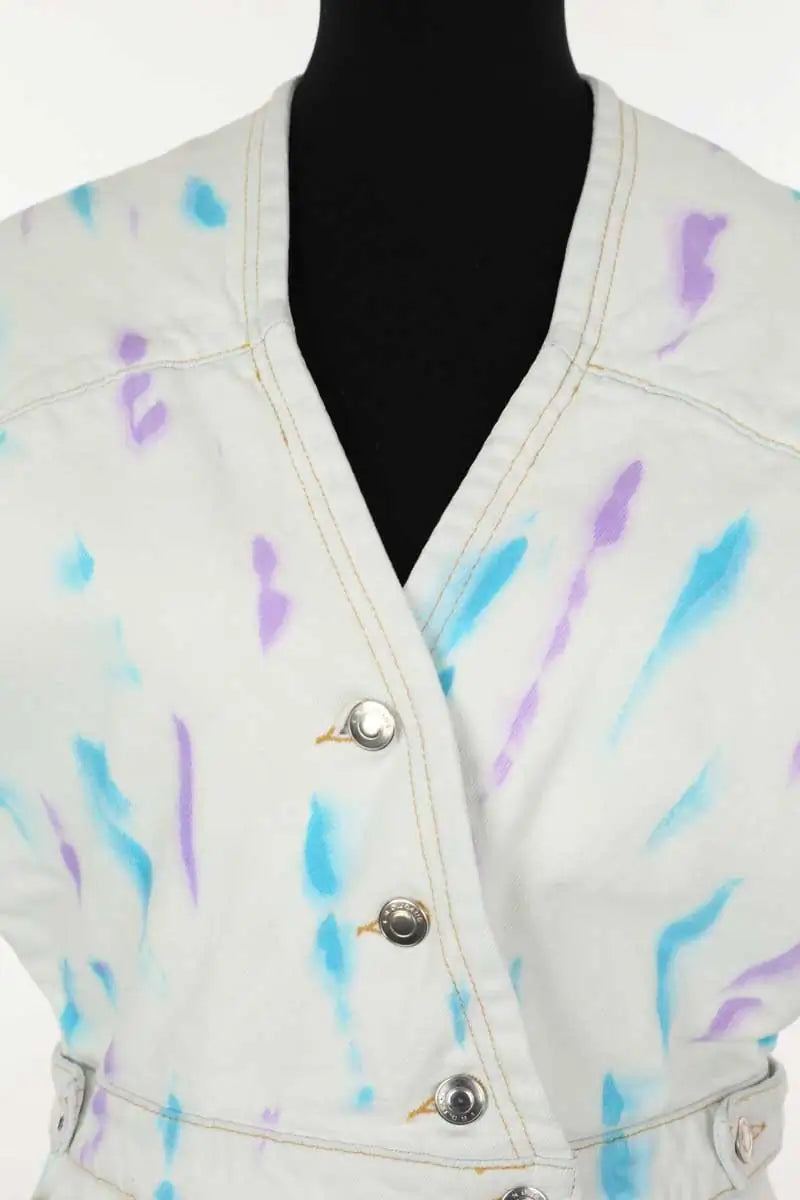 Robe Iro Meuzal Bleu en Coton