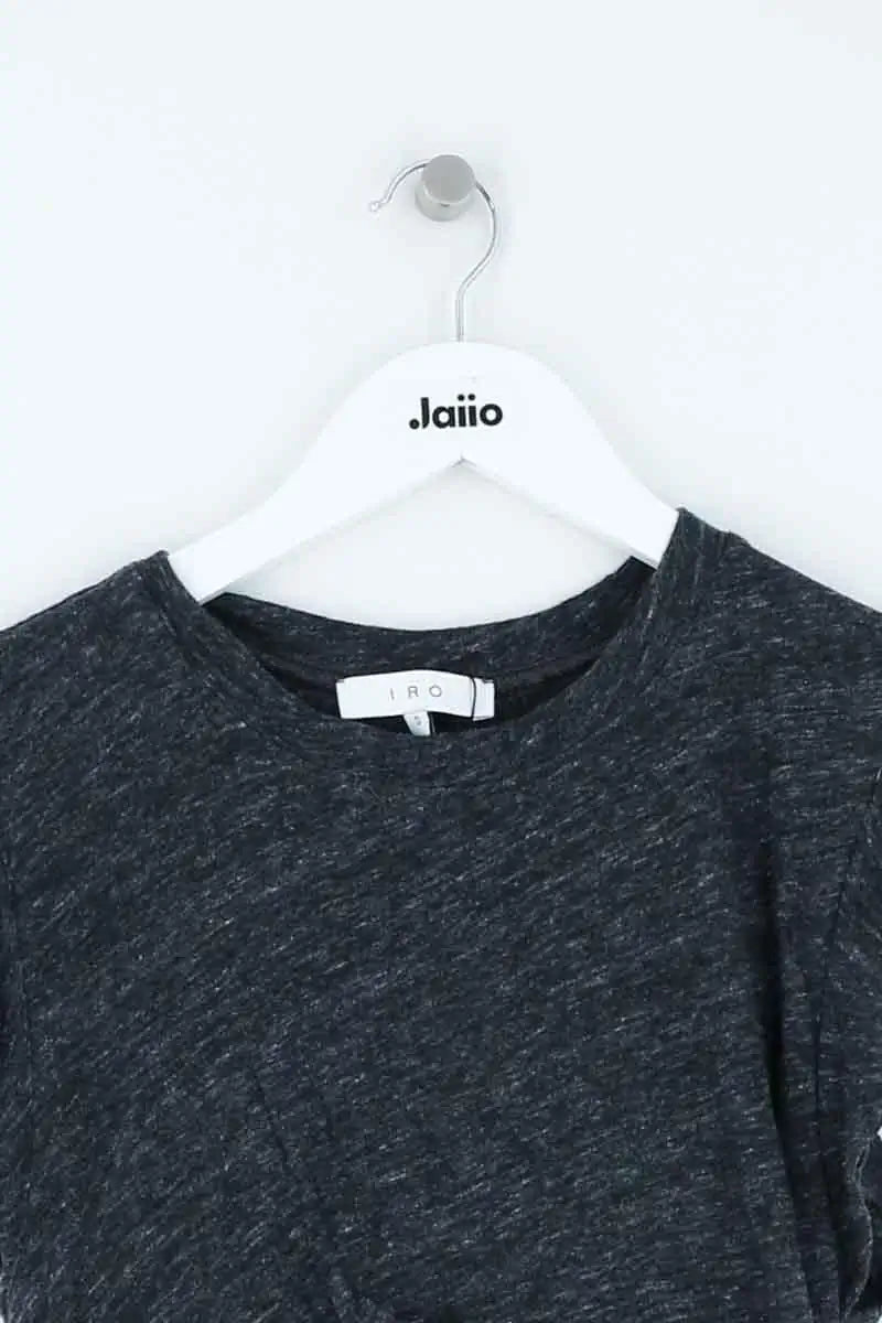 Robe Iro Nanton Anthracite en Coton