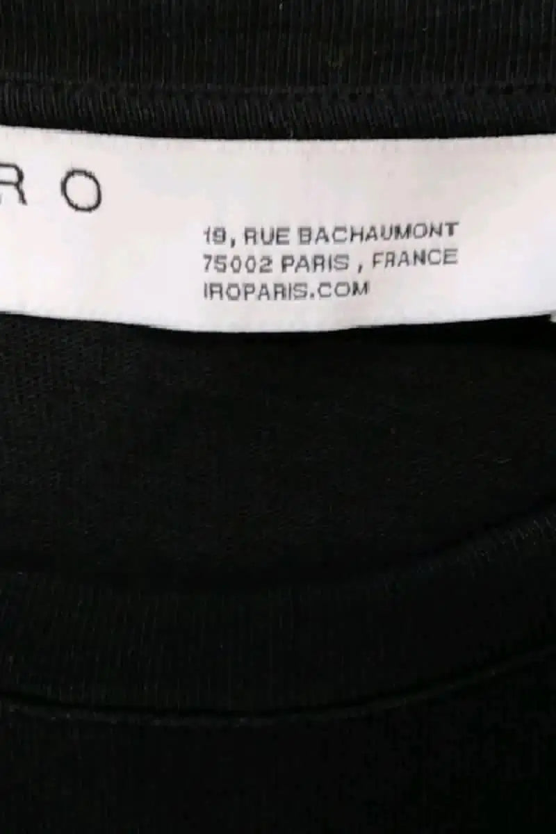 Robe Iro Noir en Coton
