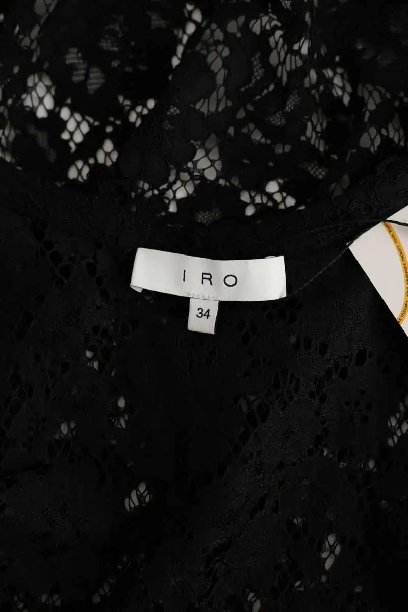 Robe Iro Noir en Coton
