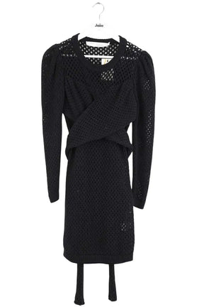 Robe Iro Noir en Coton, taille XS - Seconde Main
