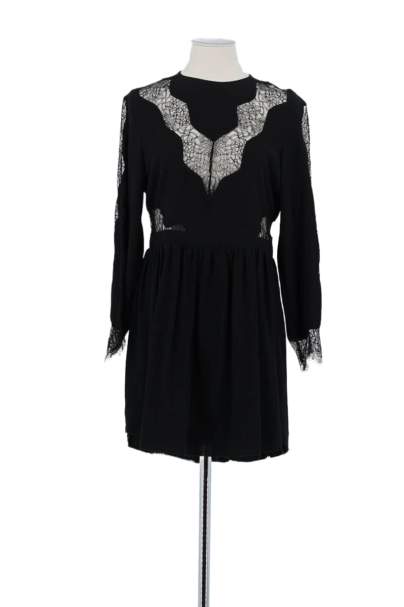 Robe Iro Noir en Polyester, taille M - Seconde Main
