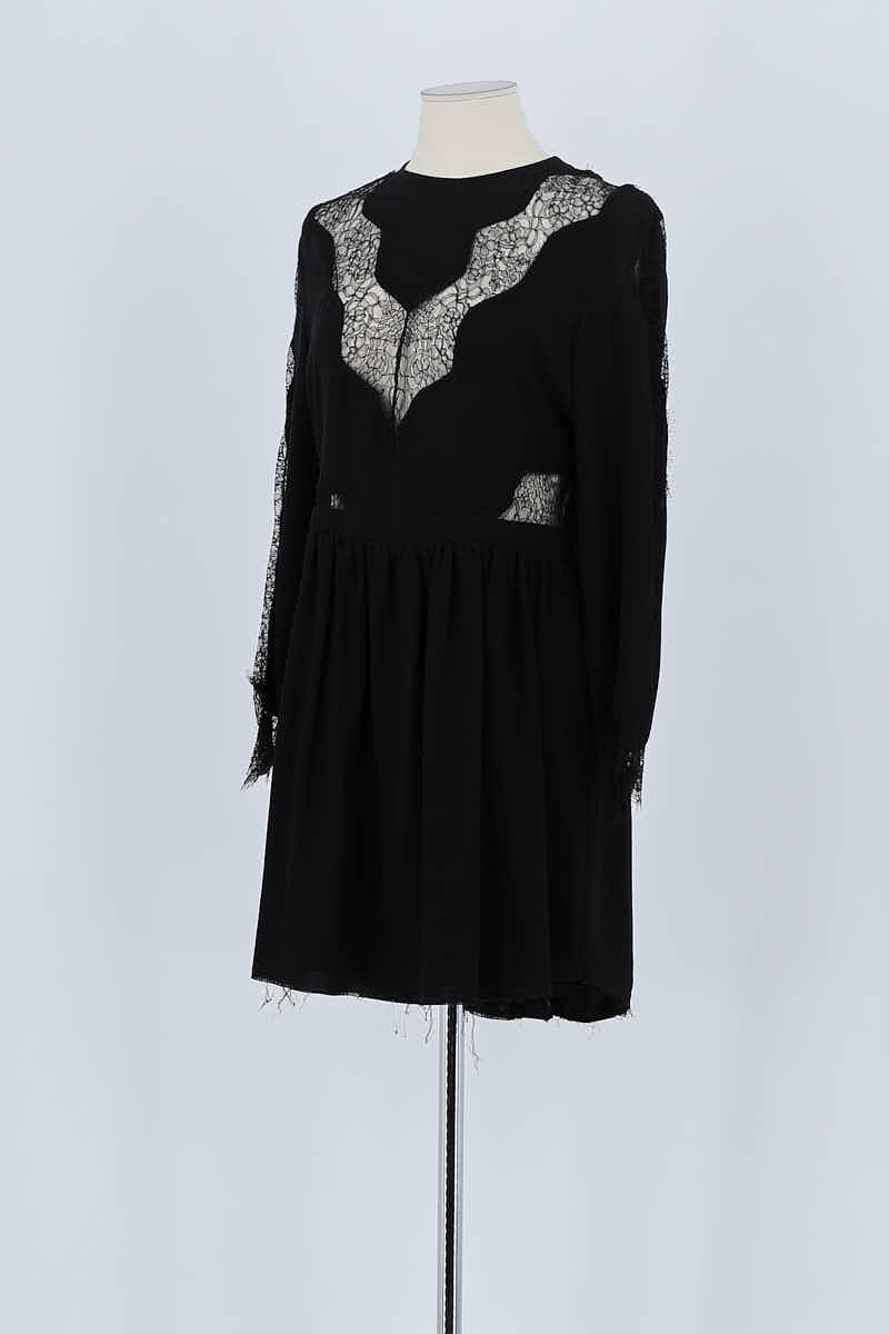 Robe Iro Noir en Polyester
