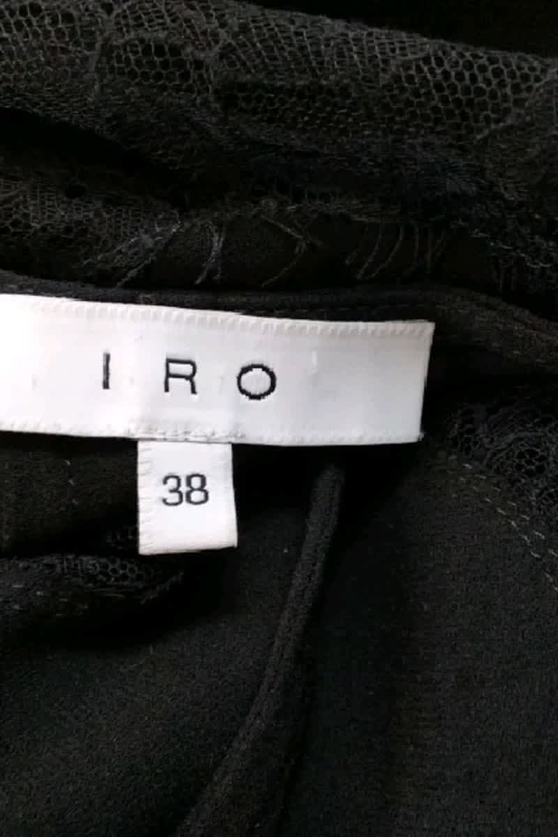 Robe Iro Noir en Polyester