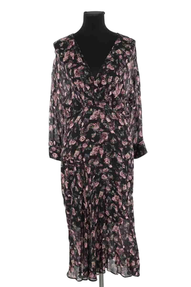 Robe Iro Noir en Synthétique, taille L - Seconde Main
