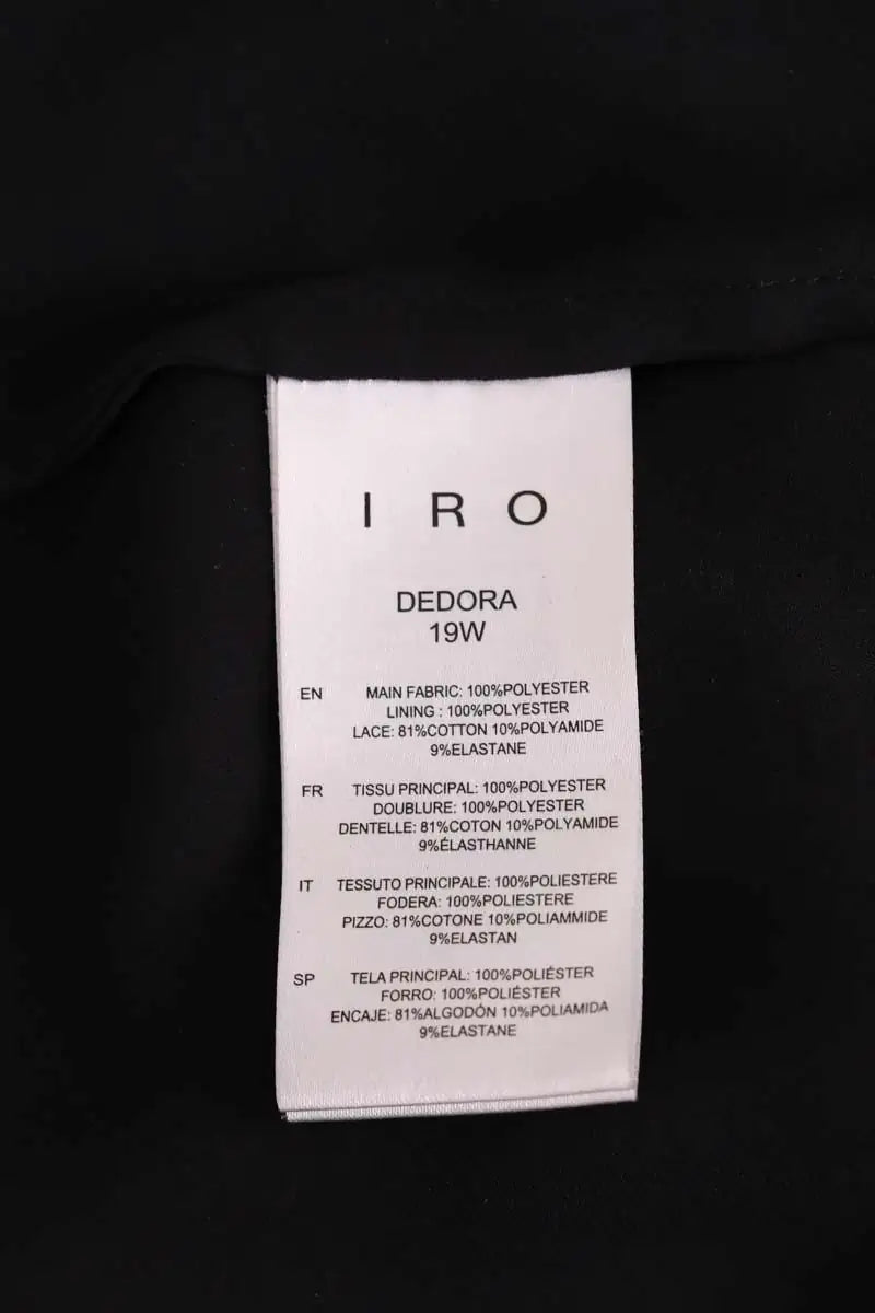 Robe Iro Noir en Synthétique