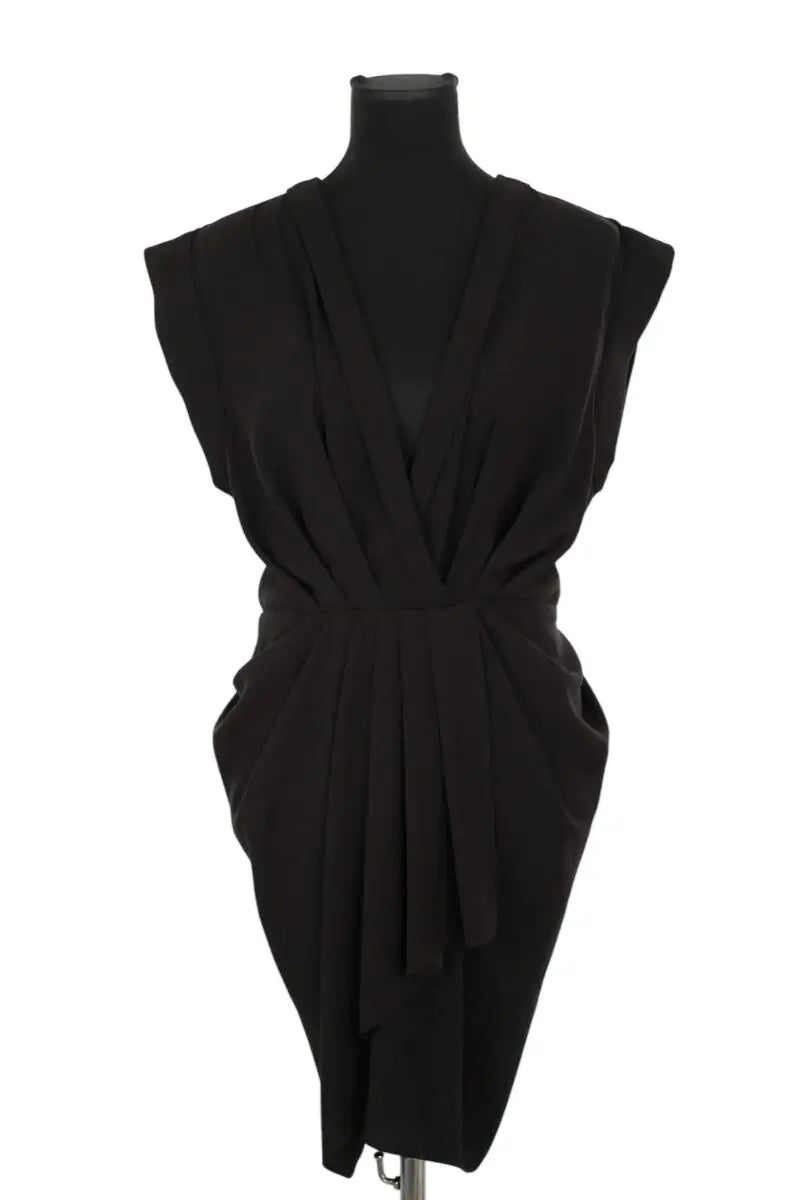 Robe Iro Noir en Synthétique, taille S - Seconde Main