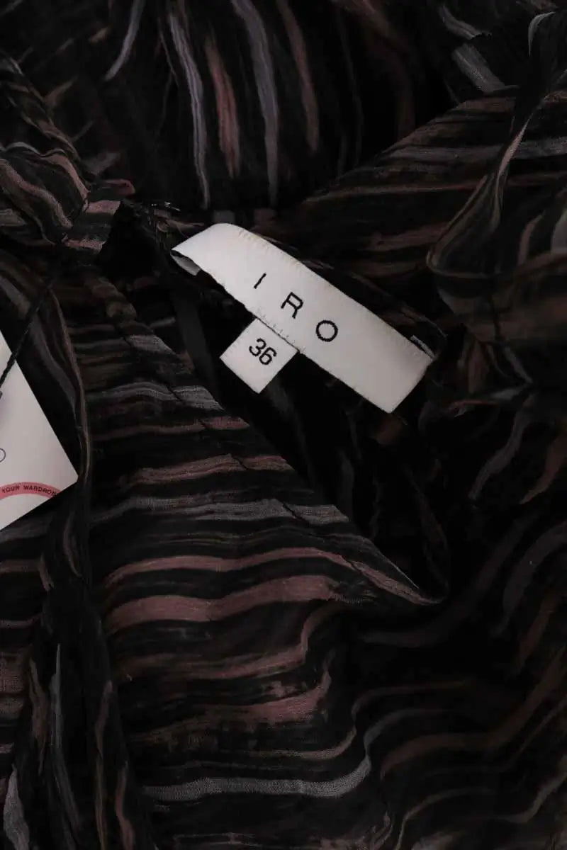 Robe Iro Noir en Viscose