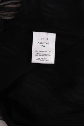 Robe Iro Noir en Viscose