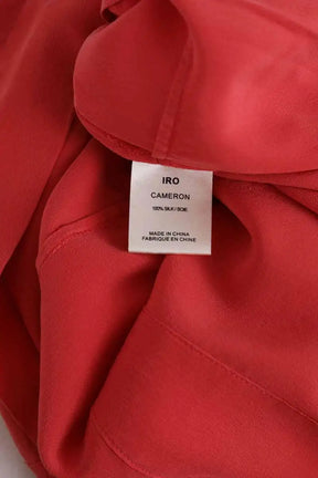Robe Iro Rouge en Soie