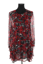 Robe Iro Rouge en Viscose, taille S - Seconde Main