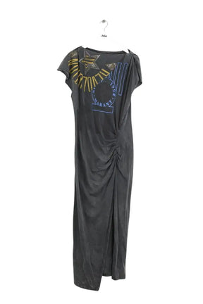 Robe Isabel Marant Anthracite en Coton, taille S - Seconde Main