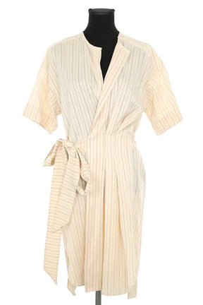 Robe Isabel Marant Beige en Soie, taille S - Seconde Main